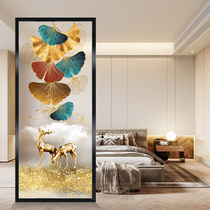Light luxury screen partition living room home modern simple entry art glass entrance decoration Nordic small apartment