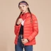 361 độ nữ 2018 mùa đông mới ấm siêu nhẹ xuống áo khoác 361 hồng giản dị áo khoác thể thao nữ - Thể thao xuống áo khoác Thể thao xuống áo khoác
