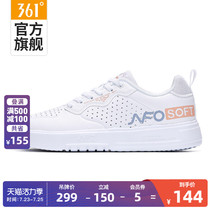 361 womens shoes sports shoes 2021 summer thin casual soft-soled shoes NFO mesh breathable student board shoes womens tide