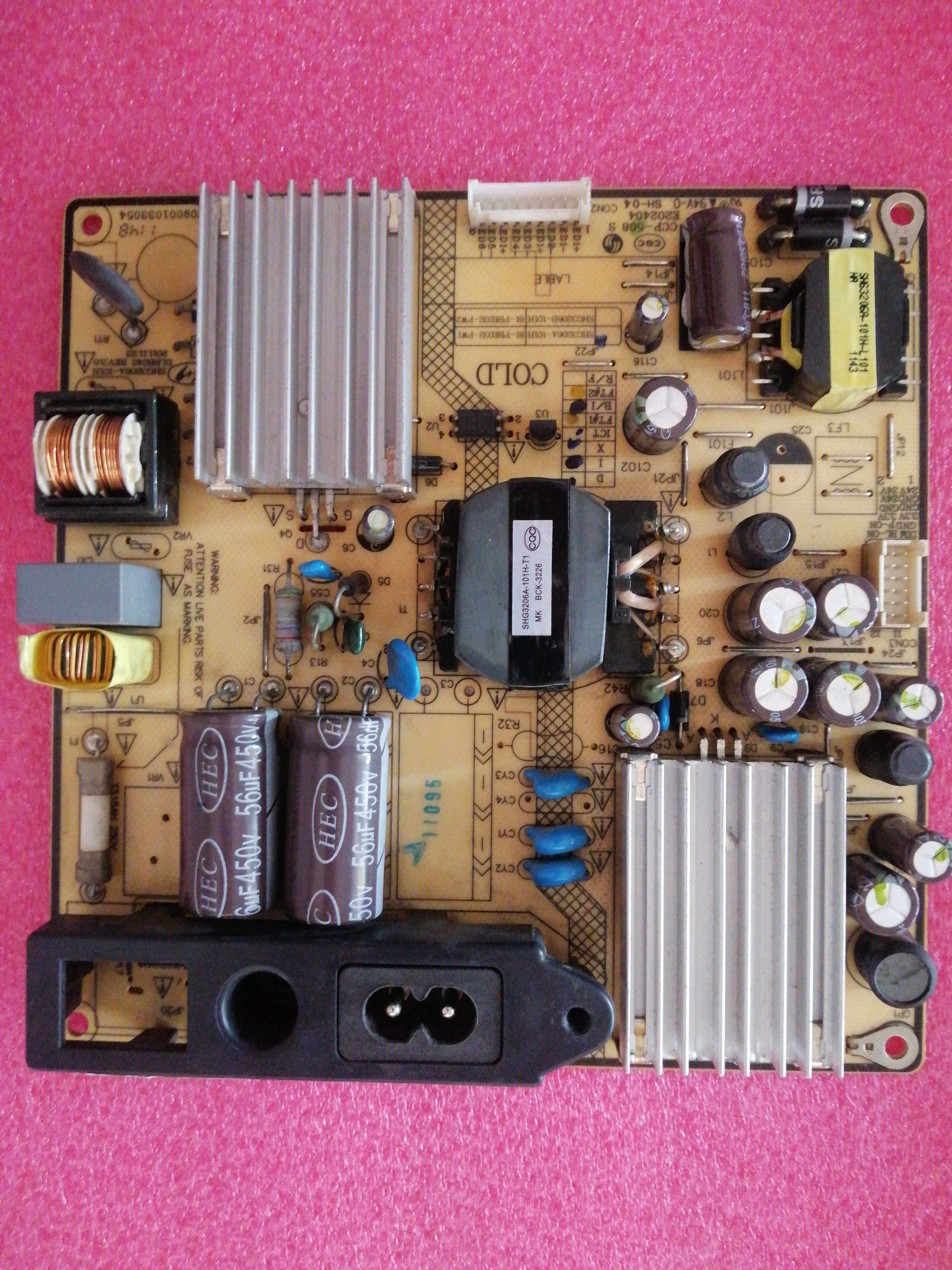 TCL L32F3300B power supply SHG3206A-101H DLBB242 REV:3 0