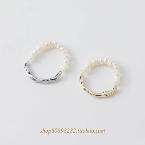 Браслет из бисера ручной работы, кольцо из жемчуга, аксессуары, 14 карат, золотой цвет