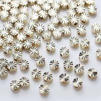 14-каратное золото, круглый {10 штук} каждый