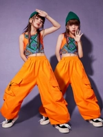 Джазовый танцевальный костюм Xia Shaojian Jazz Performance Hip -Hop Street Dance Tide Bins