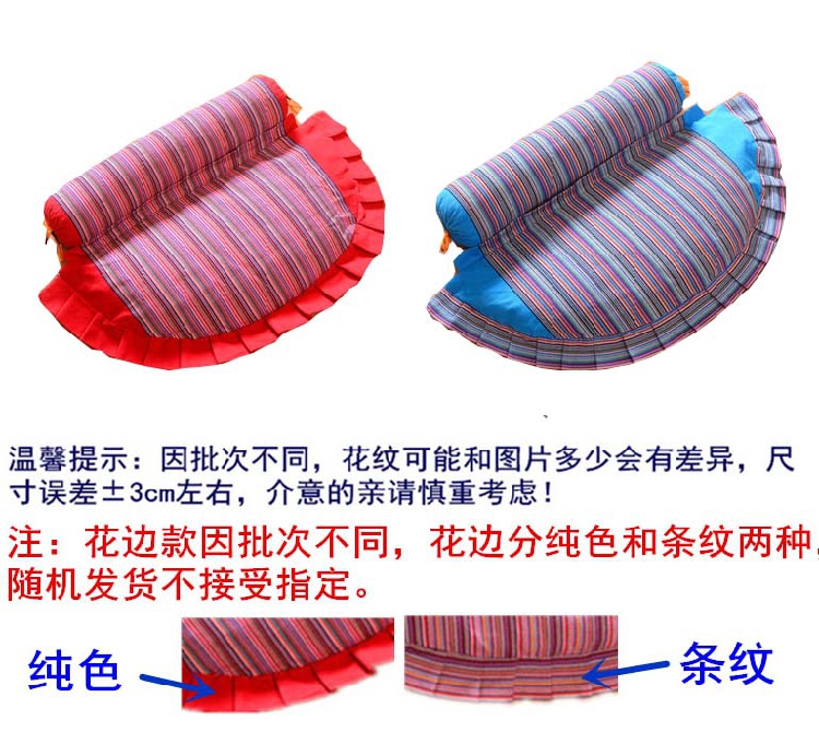 Cũ thô vải kiều mạch vỏ dành cho người lớn gối chăm sóc sức khỏe cổ sửa chữa gối đốt sống cổ tử cung kết hợp gối ngủ gối người lớn gối