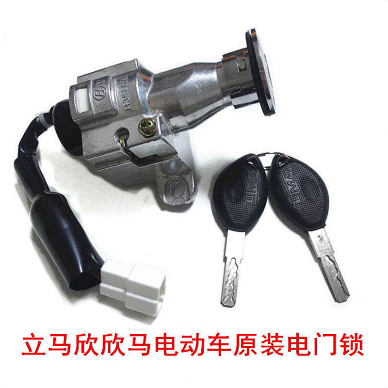 Standing Horse Xin Xin Ma Electric Vehicle Original Installed Electronic Door Lock Small Tortoise King Electric Car Anti-Theft Lock Tap Cushion Integrated Lock