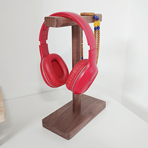 Black Walnuts Solid Wood Headphone Rack Universal Headsets Ear Mai Rack Headphone Holder Rack rack Rack Ornament Racks
