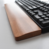 Customizable mechanical keyboard wood bracelet wrist cushion tote hand mouse wrist tote solid wood palm tote black 87ikbc
