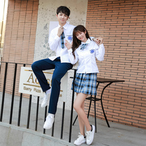Junior school with the same school uniform suit College style Korean British style National Day Middle and high school students class suit autumn suit