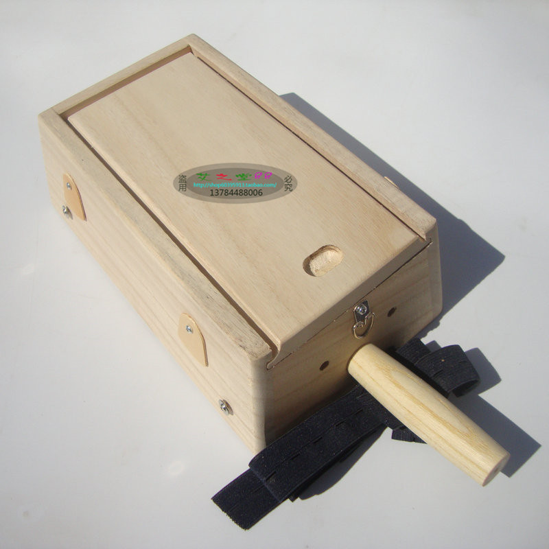 Poetry Aiyi wooden 8-hole Aizhu warm moxibustion box moxibustion box back waist and stomach special moxibustion device