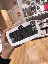 (special cabinet) NITORI nidaili desktop clock electronic clock JB8201 backlit lamp