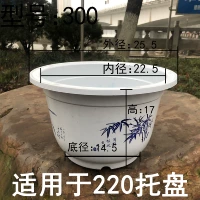 Белый A300 Цветочный горшок посылает трек