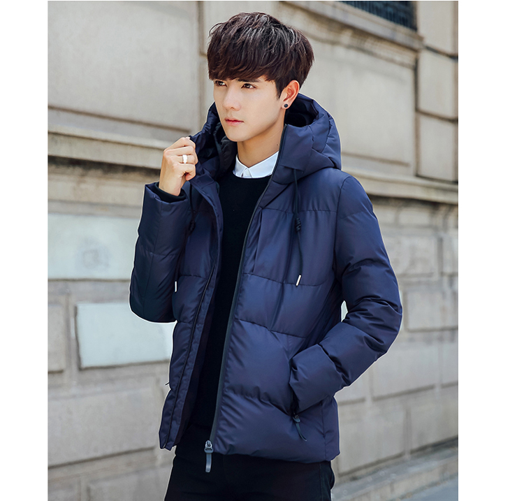 Của nam giới áo khoác mùa đông 2017 mới của Hàn Quốc phiên bản đẹp trai bông nam cotton áo khoác mùa đông quần áo áo khoác xuống áo khoác áo khoác dài nam