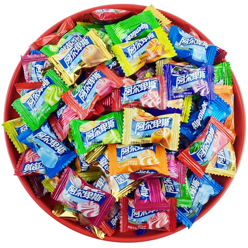 Альпа молоко молоко твердые фрукты смешанные аромат оригинальный массовый свадебный свадебный знаменитости конфеты повседневная закуска еды