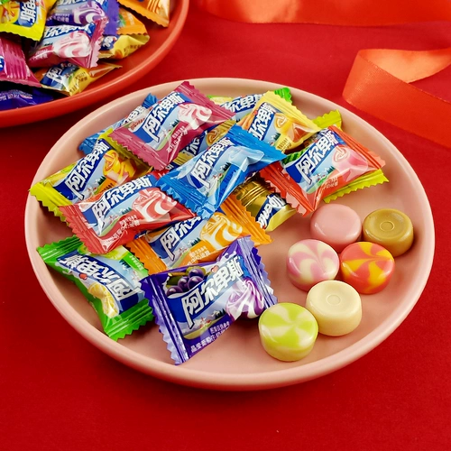 Альпа молоко молоко твердые фрукты смешанные аромат оригинальный массовый свадебный свадебный знаменитости конфеты повседневная закуска еды