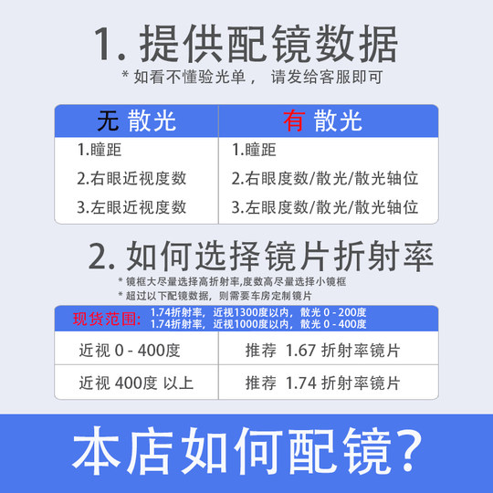 大明1.74超薄防蓝光眼镜片近视专业网上配高度数散光非球面变色女