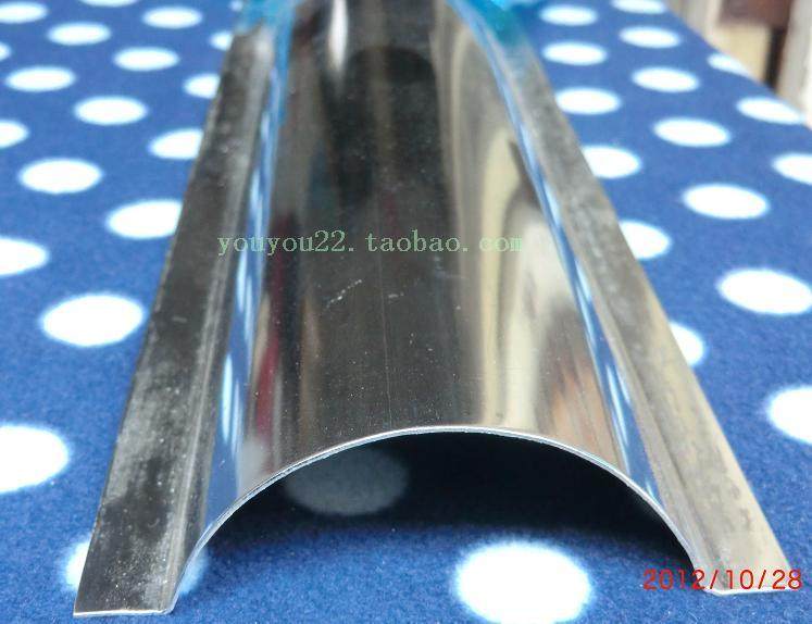 10 cm wide stainless steel wire groove ground wire groove semicircular wire groove metal wire groove stage wiring groove wire groove board