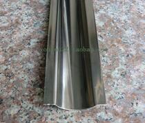 8 cm stainless steel ground trough semicircular line trough threading pipe Network routing pipe Floor pressure trough
