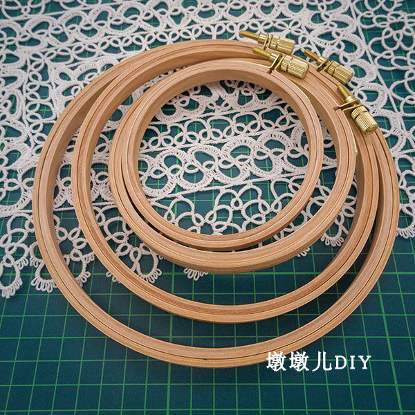 CLOVER Coke Quality Wooden Embroidered Frame Embroidered Embroidered Tighten 57-520-522-525-528-Taobao