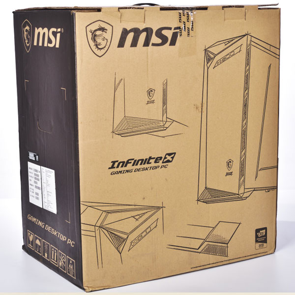 5Cgo Microstar MSI Infinite X Plus9 Generation i9 Water Cooling Games Computer Host 2080ti Taiwan