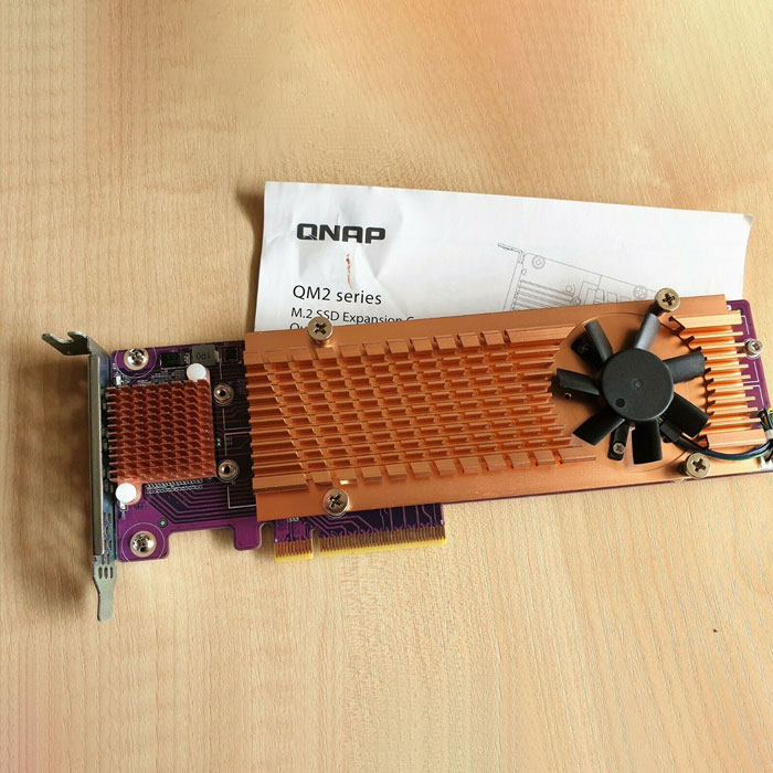 5Cgo QM2-4P-384 Port M 2 2280 PCIe SSD hard drive RAID expansion card Taiwan