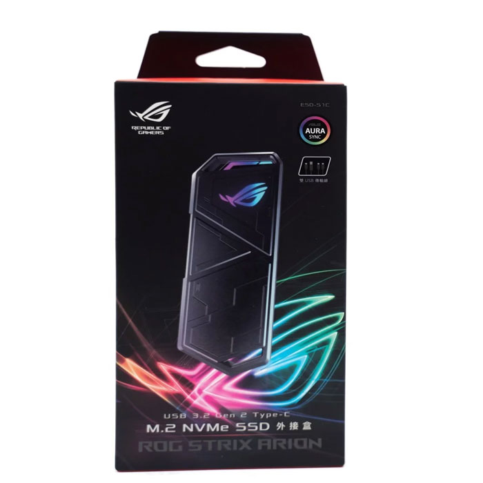 ASUS ROG Strix Arion M 2 NVMe SSD supports 2230 2280 hard drive external box