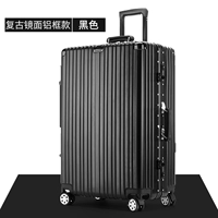 Ретро зеркальный алюминиевый рамка (честь черного)