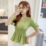 Брендовый приталенный корсет, футболка, короткий рукав