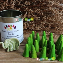 Thailand sri increase cone incense pagoda incense iron box 20 original imported Thai style send bottom