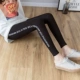 Quần legging nữ mặc quần co giãn mỏng cotton chín điểm size lớn giảm béo mùa hè phiên bản mới của Hàn Quốc mùa xuân và mùa thu - Quần tây thường