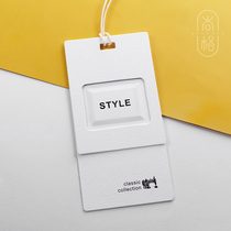Clothing tag custom-made private custom creative hollow design tag label Womens store Pants shirt sweater Paper label trademark brand price tag simple atmosphere