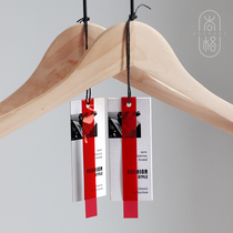 Tag custom mens and womens clothing trademark brand logo printing design Clothing store brand tag production soft leather color PVC universal price tag Special paper texture tag custom