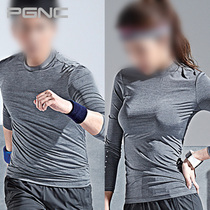 Korea PEGGY women long sleeve PGNC slim fit sports quick-drying badminton suit quick-dry top