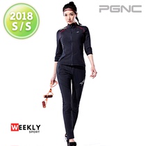 Spring Summer 2018 new PGNC badminton suit PEGGY Womens ExtremeLy Cool Dry Breathable Sportswear Set 3