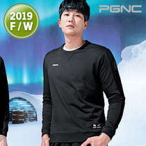 2019 new autumn winter PGNC badminton suit PEGGY PEGGY cool padded velvet men long sleeve top