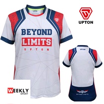 2018 new products South Korea UPTON badminton suit men and women sportswear beyond the limit speed dry short sleeve T-shirt 1