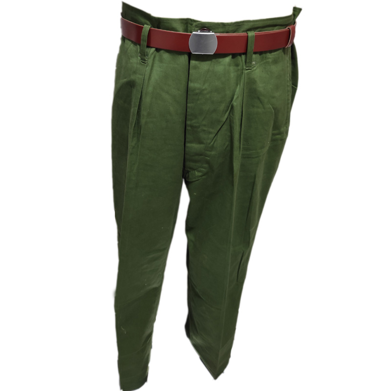 Inventory collection 65-style old-fashioned army green trousers polyester card army green trousers veterans commemorate nostalgia