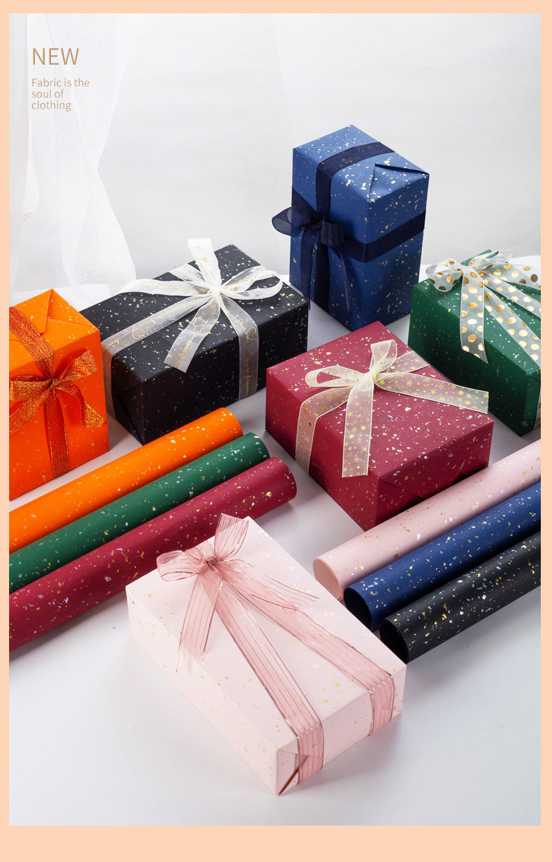 Birthday, Graduation, Valentine's Day, Thickened, Extra-Large, High-End Gift, Gift Decoration, Gift Box, Wrapping Paper, Book Paper — تصویر 1