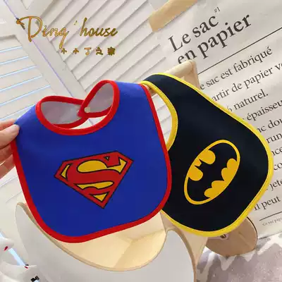 Spring and Autumn non-fluorescent baby waterproof cotton saliva towel children cotton shape bib bib 3 months-3 years old