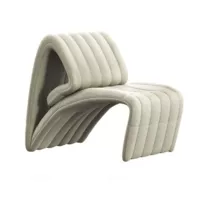 Одноместное (искусственная кожа) кремовый