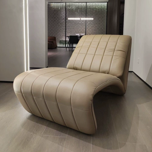 Швейцарская Барселона Фолд DS-266 Дизайнерский одиночный ленивый саудовский диван лока-хе-хэк