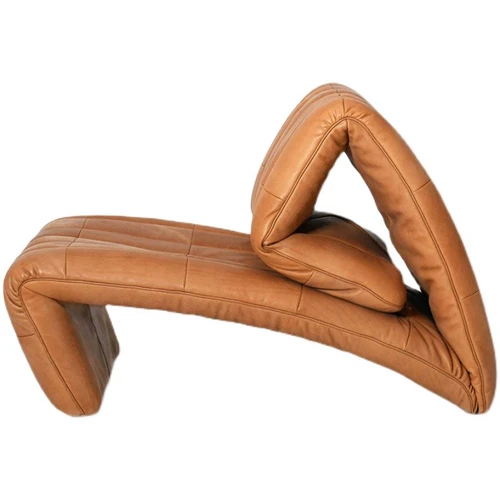 Швейцарская Барселона Фолд DS-266 Дизайнерский одиночный ленивый саудовский диван лока-хе-хэк