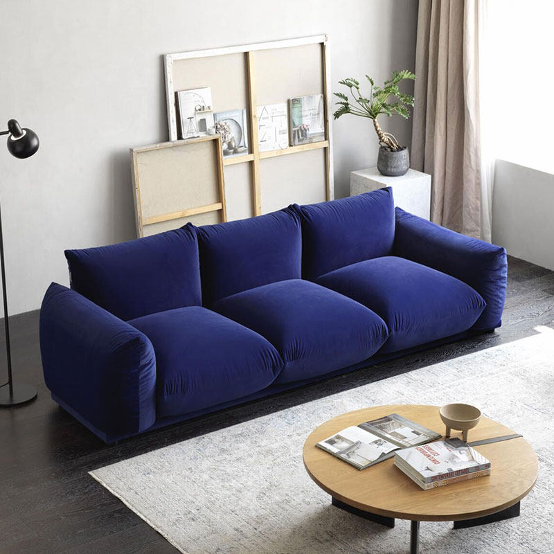 Arflex designer bread sofa living room creative lazy small apartment cloud fabric module lamb velvet sofa