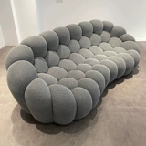 Модная креативная изогнутая ткань для гостиной, дизайнерский диван, популярно в интернете