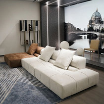 BB Italian designer Tufty-Time Puff Minimal Combination Module Chocolate Tofu Block Couple