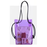 Летнее пляжное вместительное и большое ведро из ПВХ, вместительная и большая сумка на одно плечо, модный универсальный рюкзак