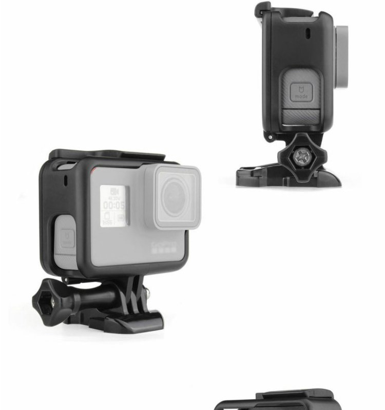 GoPro 7 vỏ máy ảnh thể thao hero5 chó lồng phụ kiện máy ảnh ống kính bảo vệ khung phụ kiện cố định
