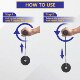 Forearm Strength Trainer Forearm 0kg Bar Weight-Bearing Rope Arm Exercise Fitness Wrist 0kg Roll Strap