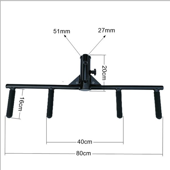 Push Shoulder and Back One-Hand Barbell Barrel Rack Oblique Barbell Push Training Barrel Barrel Auxiliary Handle Core Training