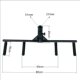 Push Shoulder and Back One-Hand Barbell Barrel Rack Oblique Barbell Push Training Barrel Barrel Auxiliary Handle Core Training
