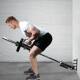 252850 Barbell Bar Fixed Rack Landmine Rack Explosive Power Core Strength Deadlift Rowing Back Muscle Wall Floor